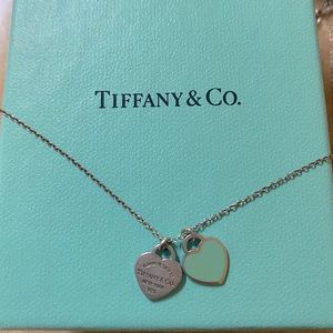 Tiffany & Co. blue heart necklace